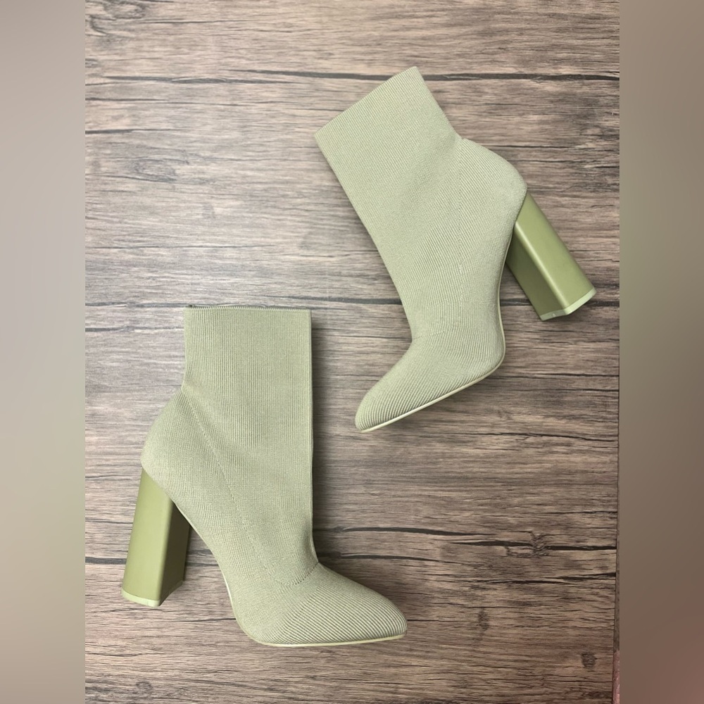 Public Desire Exclusive Loyal Heel Knit Sock Boots